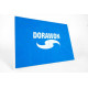 DORAWON, Planche de rupture réutilisable 31.5x23.5x1,5 cm, bleu