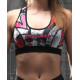 Brassière push up sport femme GRAFFITI, par DORAWON