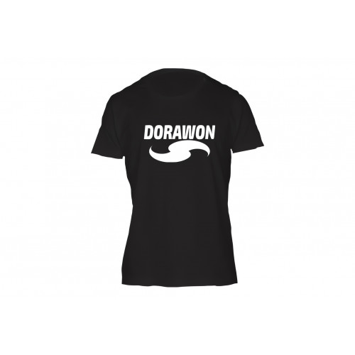 DORAWON, Tee-shirt en coton CLASSIC, noir