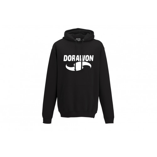 DORAWON, Sweat à capuche COLLEGE mixte, noir