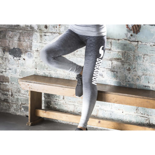 DORAWON, Legging FITNESS taille L/XL, anthracite et gris