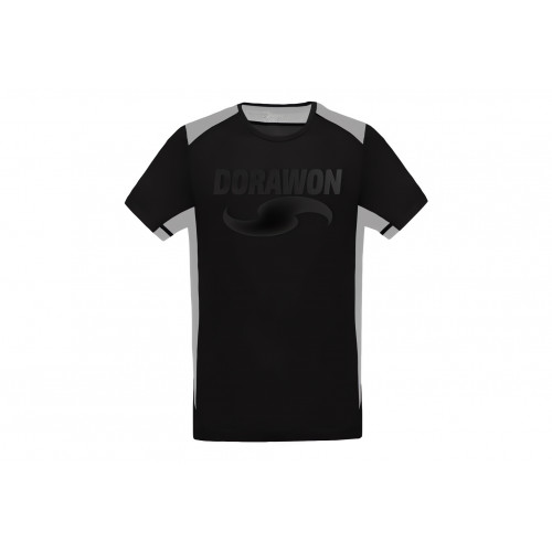 DORAWON, Tee-shirt sport bicolore MESH, noir et gris