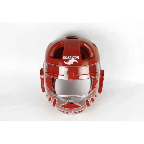 DORAWON, Casque de protection à bulle BUSAN, rouge