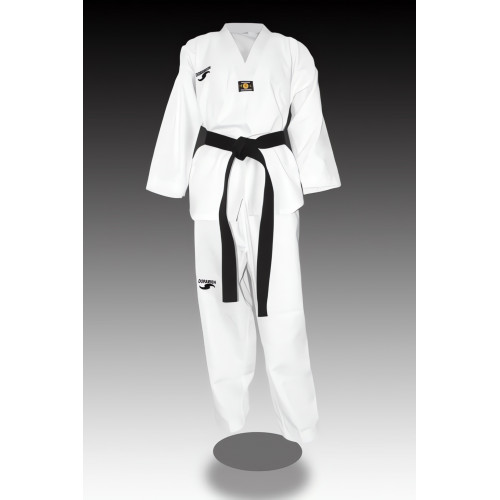 DORAWON, Dobok taekwondo brodé RICE, col blanc