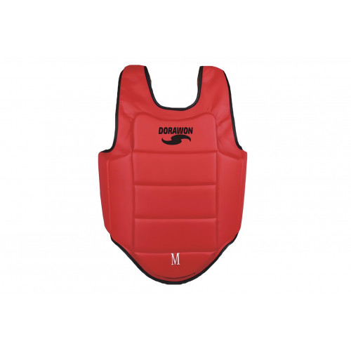 DORAWON, Plastron de karaté TOKYO taille S, rouge