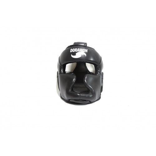 DORAWON, Casque de protection boxe KANSAS, noir