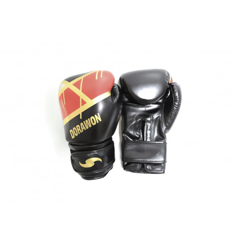 DORAWON, Gants de boxe ORLANDO taille 10oz, noir