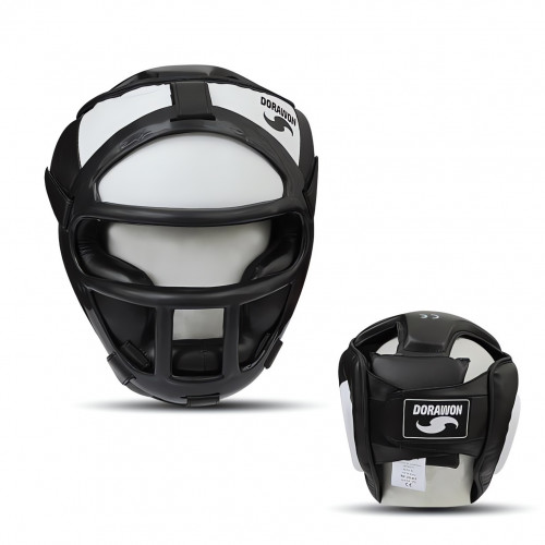 DORAWON, casque de protection muli-sport MEMPHIS, noir et blanc