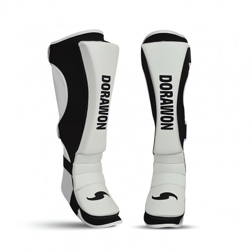 DORAWON, Protège tibias et pieds NAGOYA taille L, blanc