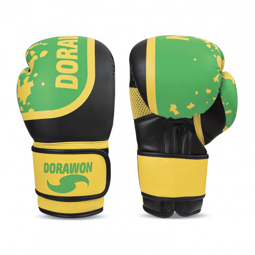 DORAWON, Gants de boxe COVENTRY, noir et jaune