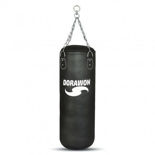 DORAWON, Sac de frappe professionnel BLACK taille 90 cm, noir et or