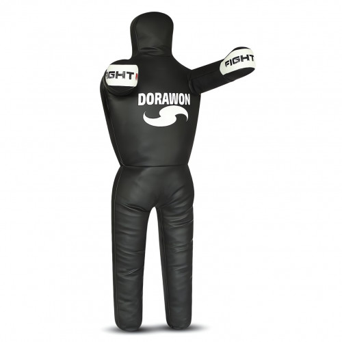 DORAWON, Mannequin de lutte grappling DUMMY, noir et blanc