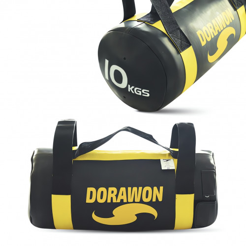 DORAWON, Sac fitness powerbag PHOENIX 10 Kg , noir et or