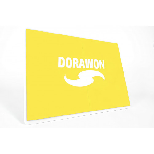 DORAWON, Planche de rupture réutilisable 30.5x23x1 cm, jaune