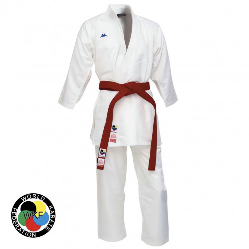 Kimono karatégi Kumité KAPPA TOKYO blanc, taille 180 cm, approuvé WKF