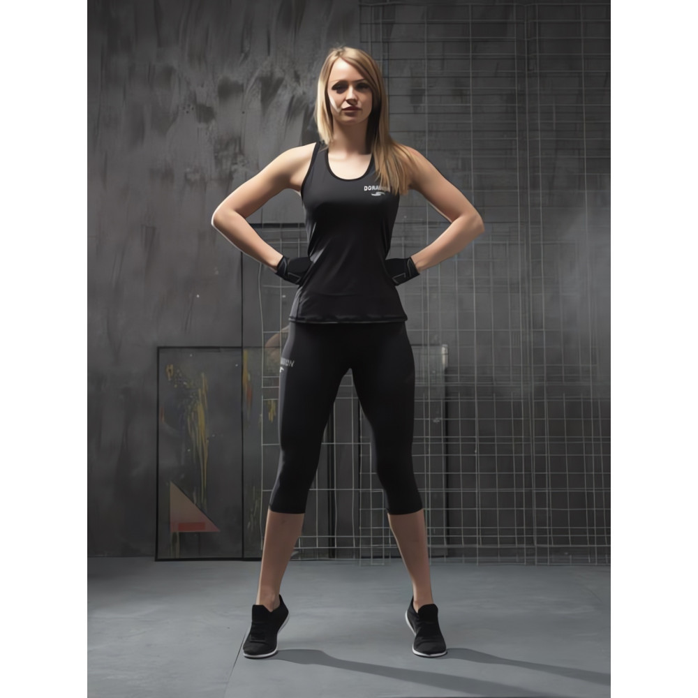 D bardeur sport femme BLACK par DORAWON 1Fight1