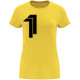 1FIGHT1, Tee shirt en coton femme ATHENES jaune