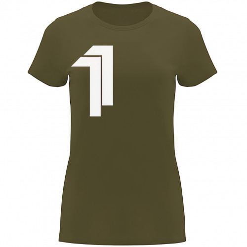 1FIGHT1, Tee shirt en coton femme ATHENES vert