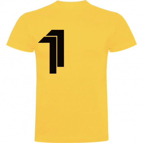 1FIGHT1, Tee shirt en coton homme ATHENES jaune