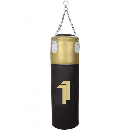 1FIGHT1, Sac de frappe professionnel GOLD, noir et or