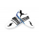 DORAWON, Chaussures arts martiaux SUWON, blanc et bleu